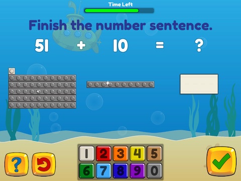 Add and subtract fluently within 100 using brix Math Game