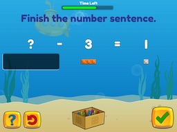 Add and subtract fluently within 5 using brix Math Game