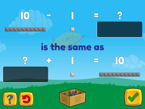 Forward, Backward: Subtraction as an unknown addend problem within 20 Math Game